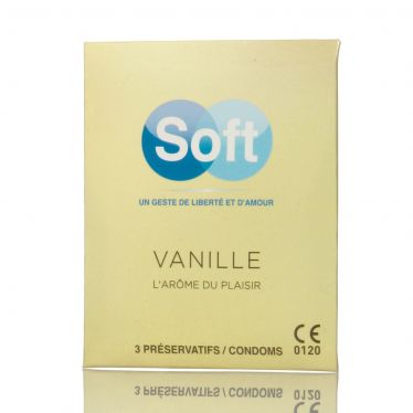 Preservativos Soft Vanille x3