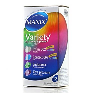 Preservativo Manix Variety x12