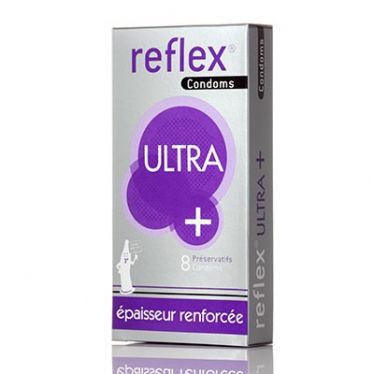 Preservativos Reflex Condoms Ultra Plus x8