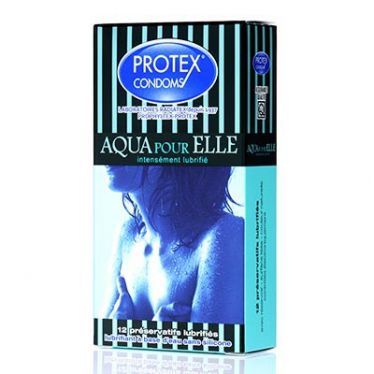 Preservativo Protex aqua pour Elle x12